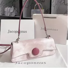 ピンクのバゲットアンダーアームバッグSAT-2